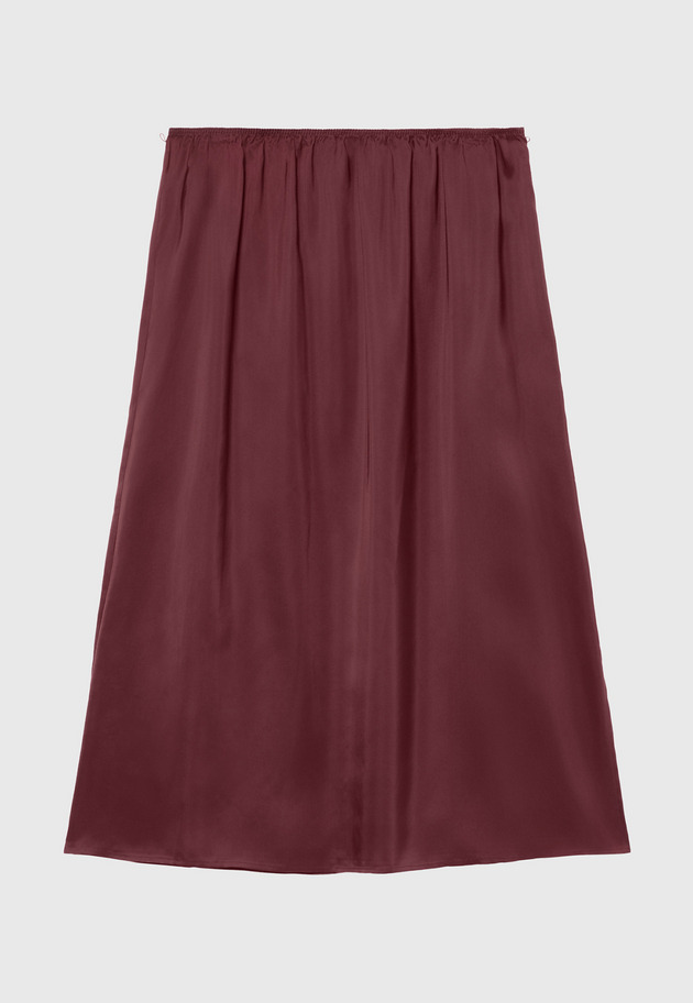SILK POLY TIERED PLEATS SKIRT / シルクポリティアードプリーツスカート 詳細画像 Pink 3