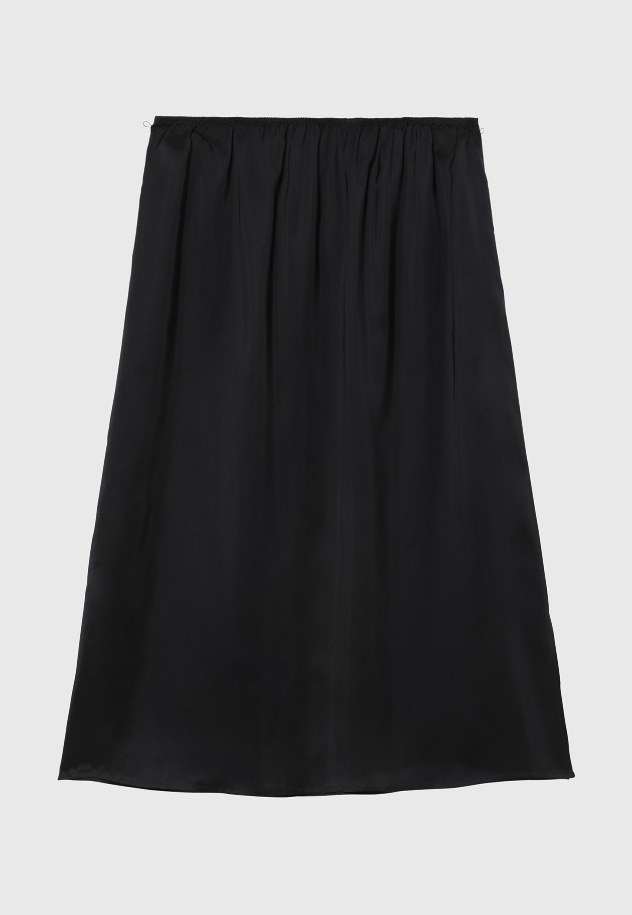 SILK POLY TIERED PLEATS SKIRT / シルクポリティアードプリーツスカート 詳細画像 Navy 7