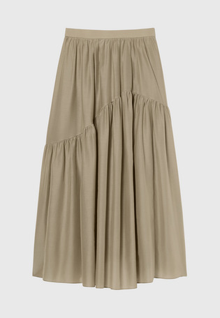 COTTON SILK LAWN SKIRT / コットンシルクローンスカート