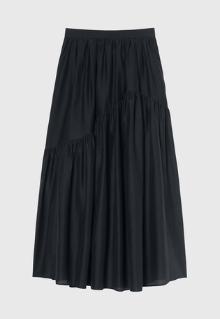 COTTON SILK LAWN SKIRT / コットンシルクローンスカート