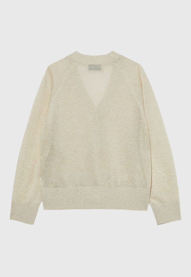 SHEER LAME CARDIGAN / シアーラメカーディガン 詳細画像 Beige 2