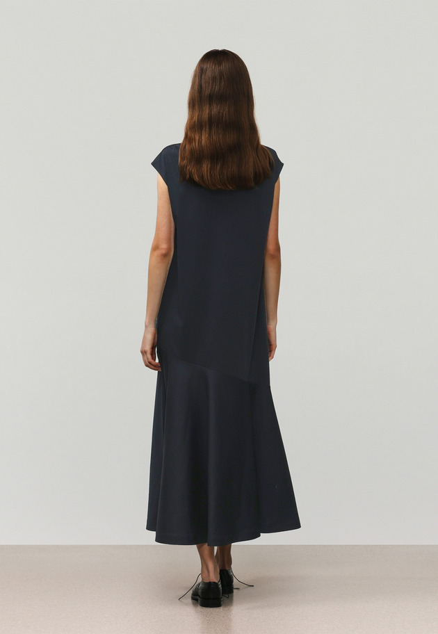 COTTON JERSEY DRESS / コットンジャージードレス 詳細画像 Navy 3