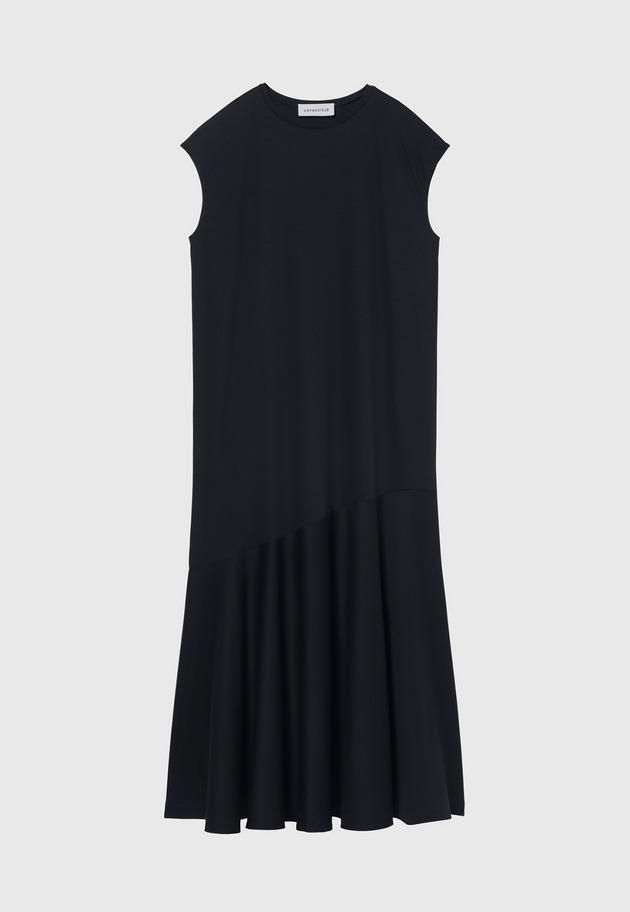 COTTON JERSEY DRESS / コットンジャージードレス 詳細画像 Navy 4
