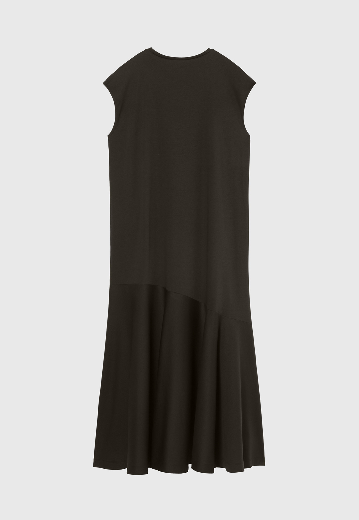 COTTON JERSEY DRESS / コットンジャージードレス 詳細画像 Brown 2