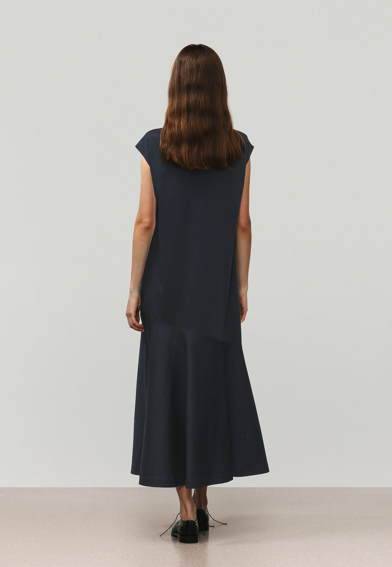 COTTON JERSEY DRESS / コットンジャージードレス 詳細画像 Navy 3