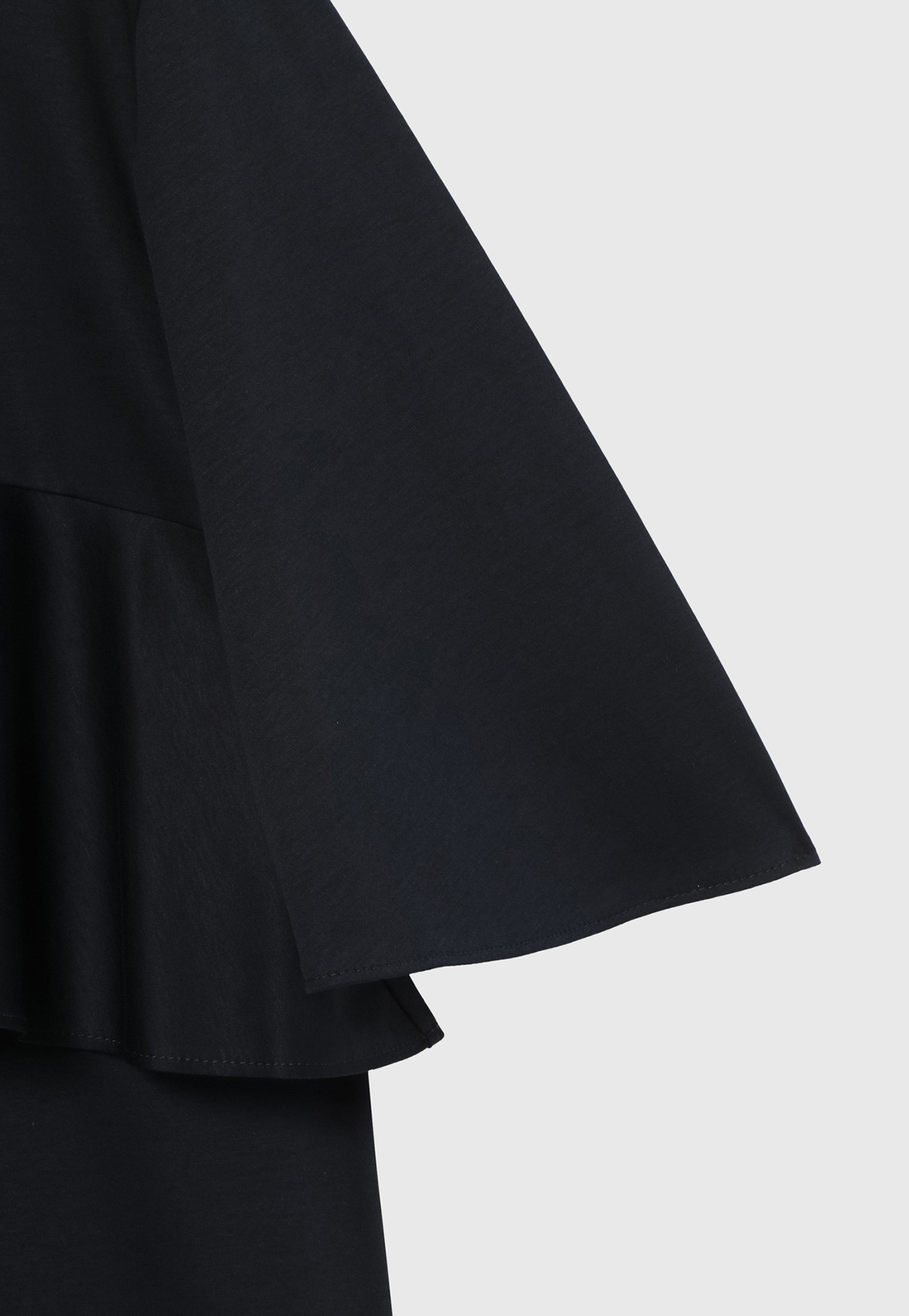 COTTON JERSEY RUFFLE TOPS / コットンジャージーラッフルトップス 詳細画像 Navy 4