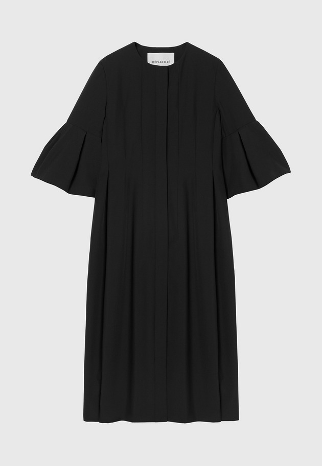 TROPICAL WOOL DRESS / トロピカルウールドレス 詳細画像 Black 1