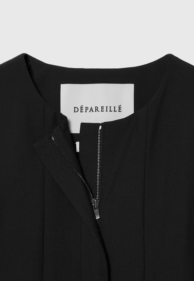 TROPICAL WOOL DRESS / トロピカルウールドレス 詳細画像 Black 2