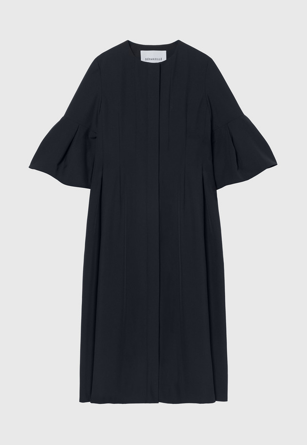 TROPICAL WOOL DRESS / トロピカルウールドレス 詳細画像 Navy 4