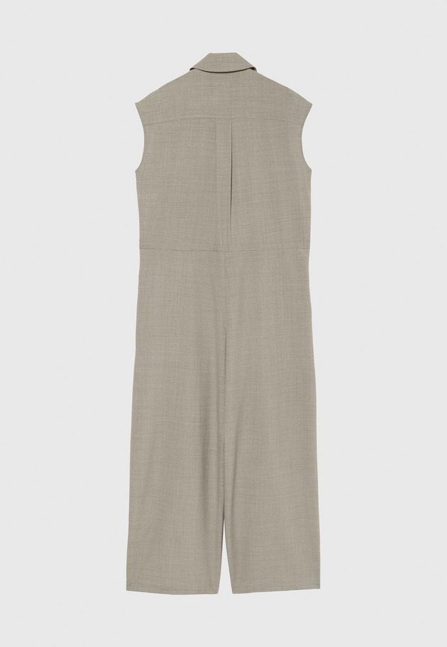 WASHABLE WOOL COMBINAISON / ウォッシャブルウールコンビネゾン 詳細画像 Beige 2