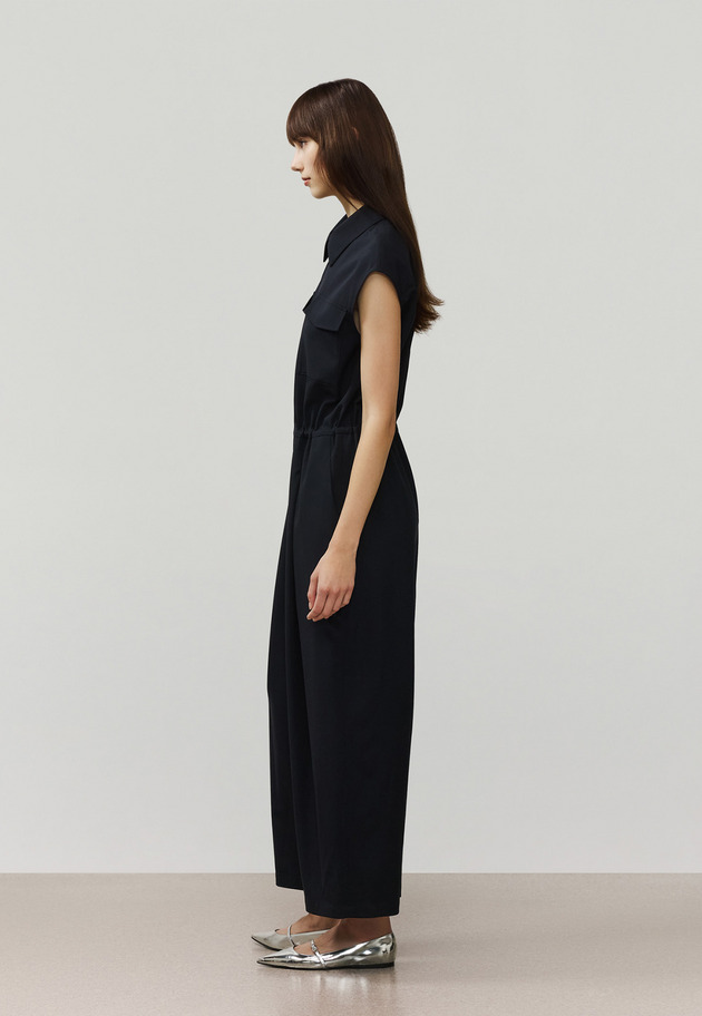 WASHABLE WOOL COMBINAISON / ウォッシャブルウールコンビネゾン 詳細画像 Navy 2