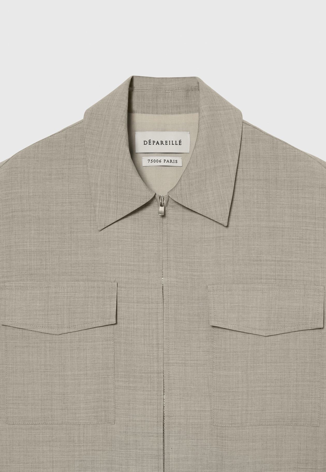 WASHABLE WOOL COMBINAISON / ウォッシャブルウールコンビネゾン 詳細画像 Beige 5