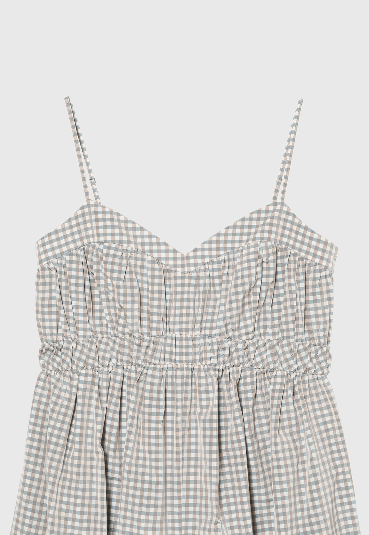 GINGHAM WIDE SALOPETTE / ギンガムワイドサロペット 詳細画像 G.BE 3