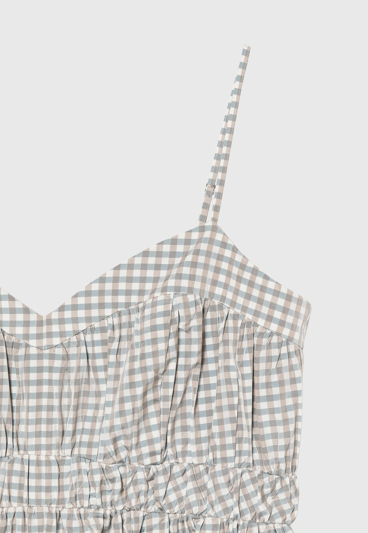 GINGHAM WIDE SALOPETTE / ギンガムワイドサロペット 詳細画像 G.BE 4