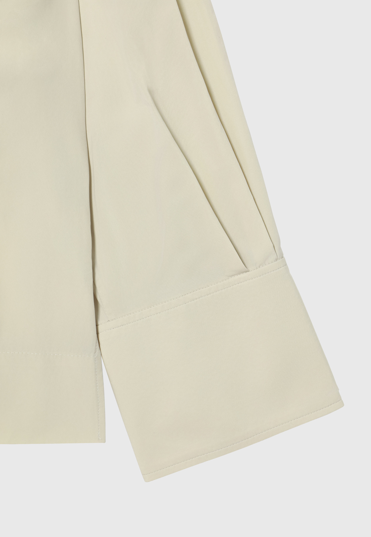 POLYESTER TAFFETA BLOUSE / ポリエステルタフタブラウス 詳細画像 Beige 4