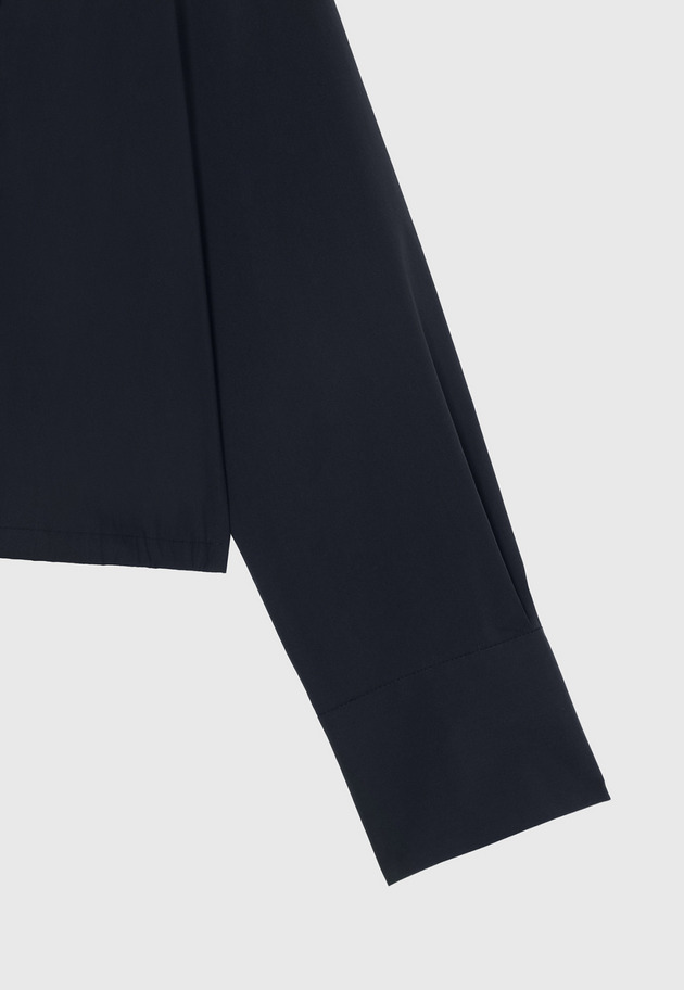 COTTON TYPEWRITER FRILL SHIRT / コットンタイプライターフリルシャツ 詳細画像 Navy 4