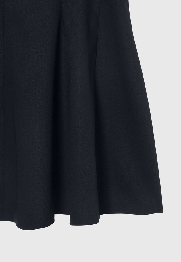 WOOL NYLON GABARDINE BUSTIER / ウールナイロンギャバジンビスチェ 詳細画像 Navy 5