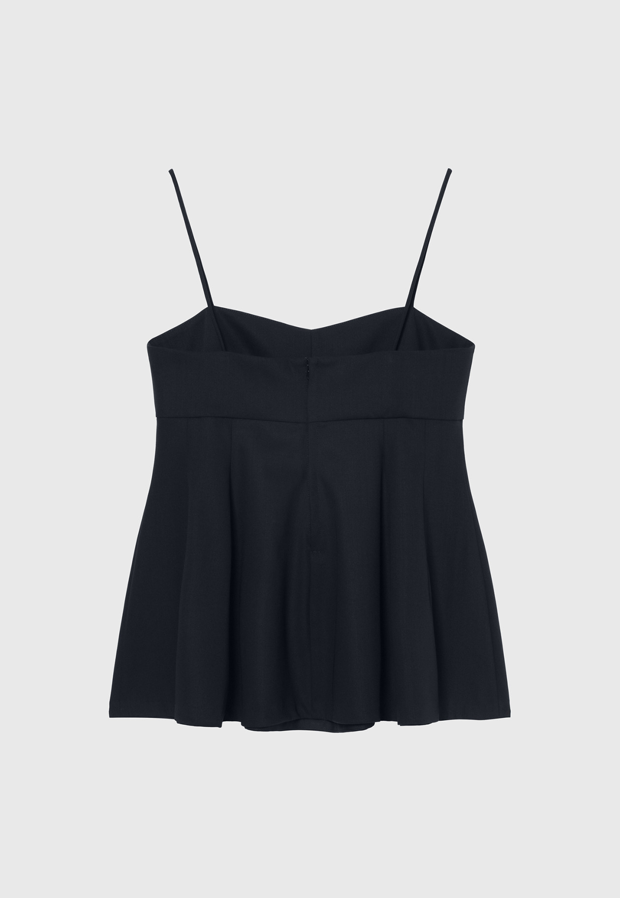 WOOL NYLON GABARDINE BUSTIER / ウールナイロンギャバジンビスチェ 詳細画像 Navy 2