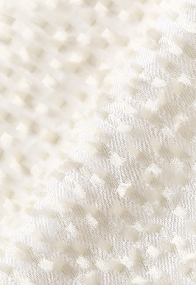 TAPE CUT JACQUARD BLOUSE / テープカットジャガードブラウス 詳細画像 White 8