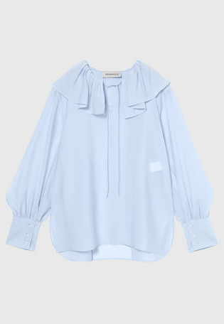 SILKY RUFFLE BLOUSE / シルキーラッフルブラウス