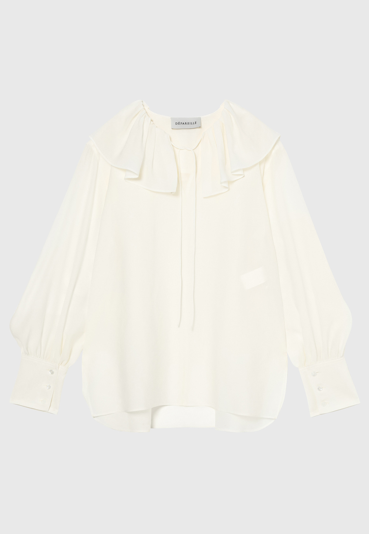 SILKY RUFFLE BLOUSE / シルキーラッフルブラウス 詳細画像 OW 4