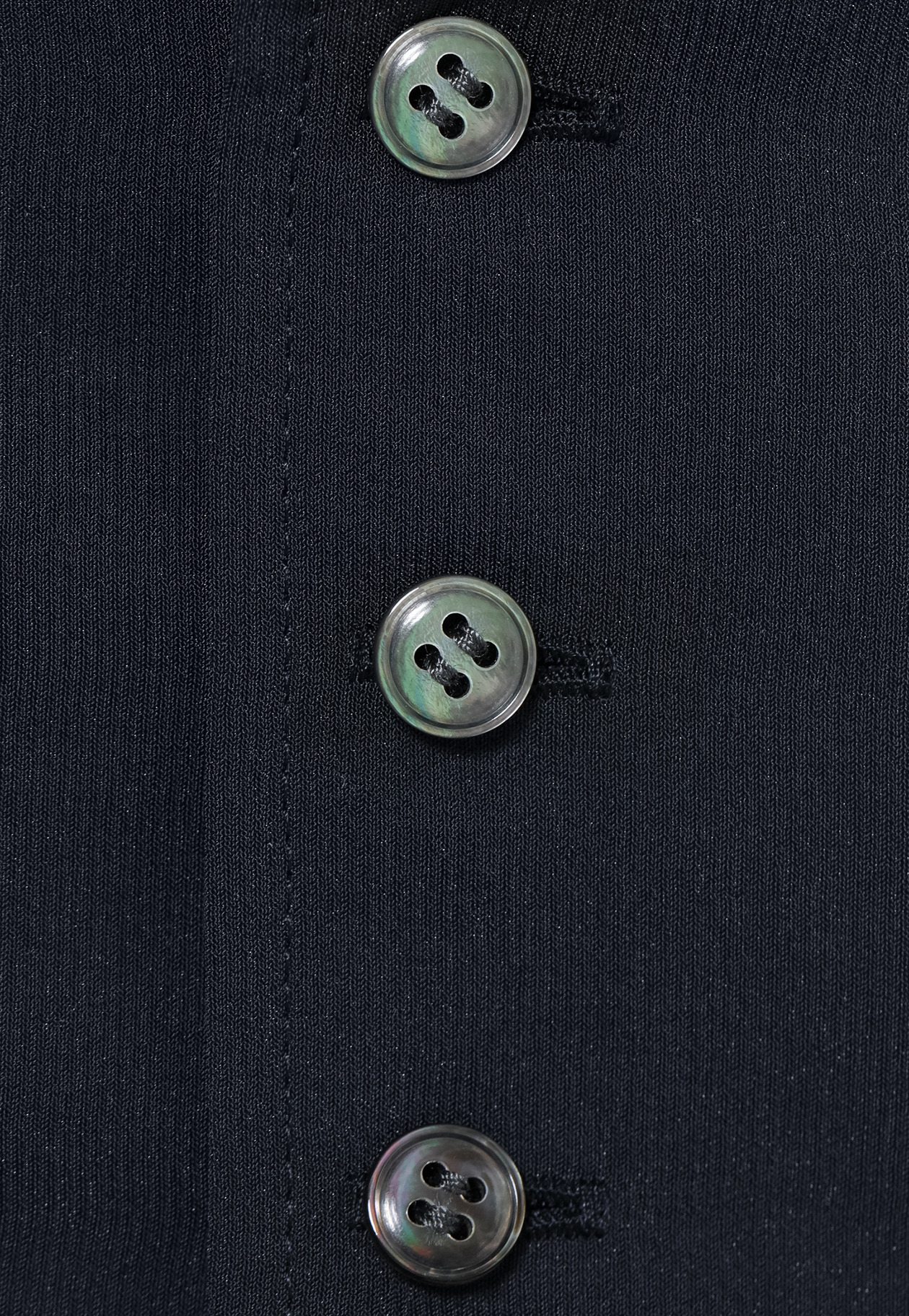 SILKY RUFFLE BLOUSE / シルキーラッフルブラウス 詳細画像 Navy 2