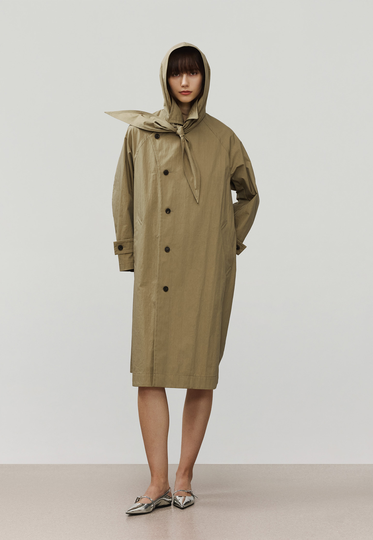 GABARDINE BALMACAAN COAT / ギャバジンバルマカーンコート 詳細画像 Beige 2