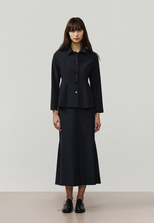 TROPICAL WOOL BLOUSE JACKET / トロピカルウールブラウスジャケット