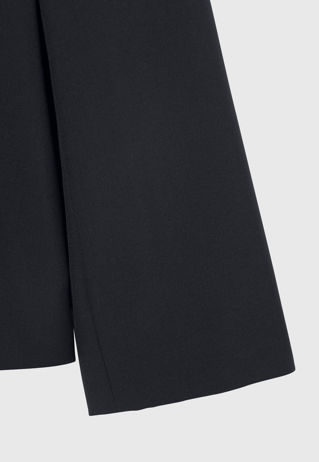 TROPICAL WOOL BLOUSE JACKET / トロピカルウールブラウスジャケット 詳細画像 Navy 7