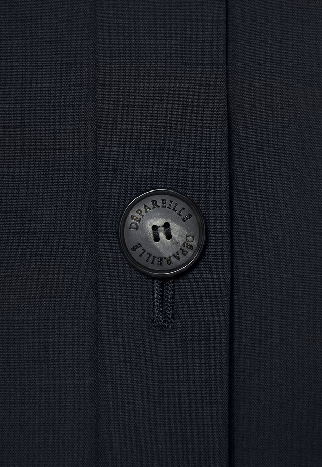 TROPICAL WOOL BLOUSE JACKET / トロピカルウールブラウスジャケット 詳細画像 Navy 9