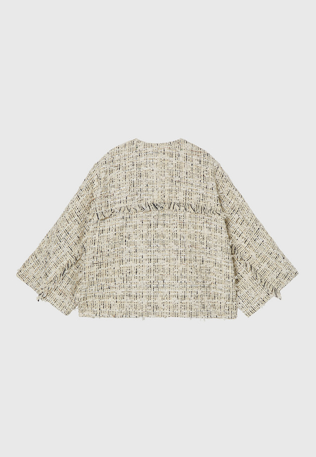 CHECK TWEED JACKET / チェックツィードジャケット 詳細画像 Beige 5