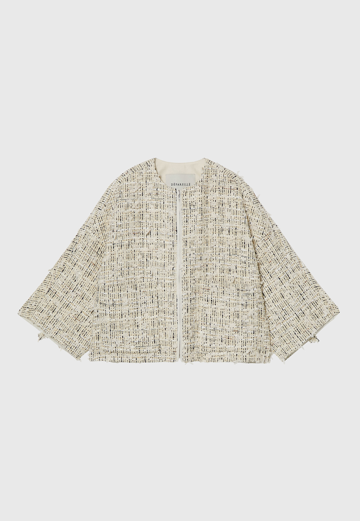 CHECK TWEED JACKET / チェックツィードジャケット 詳細画像 Beige 4