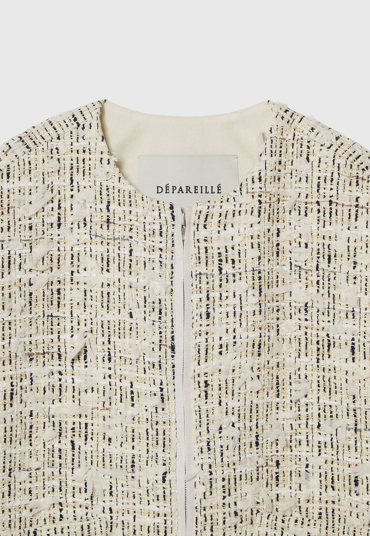 CHECK TWEED JACKET / チェックツィードジャケット 詳細画像 Beige 6