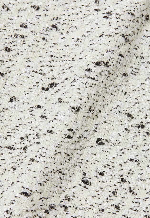 NEP TWEED NO COLLAR JACKET / ネップツィードノーカラージャケット 詳細画像 White 10