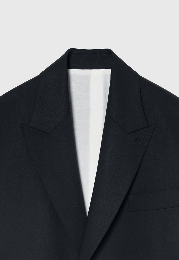 WOOL NYLON GABARDINE JACKET / ウールナイロンギャバジンジャケット 詳細画像 Navy 6