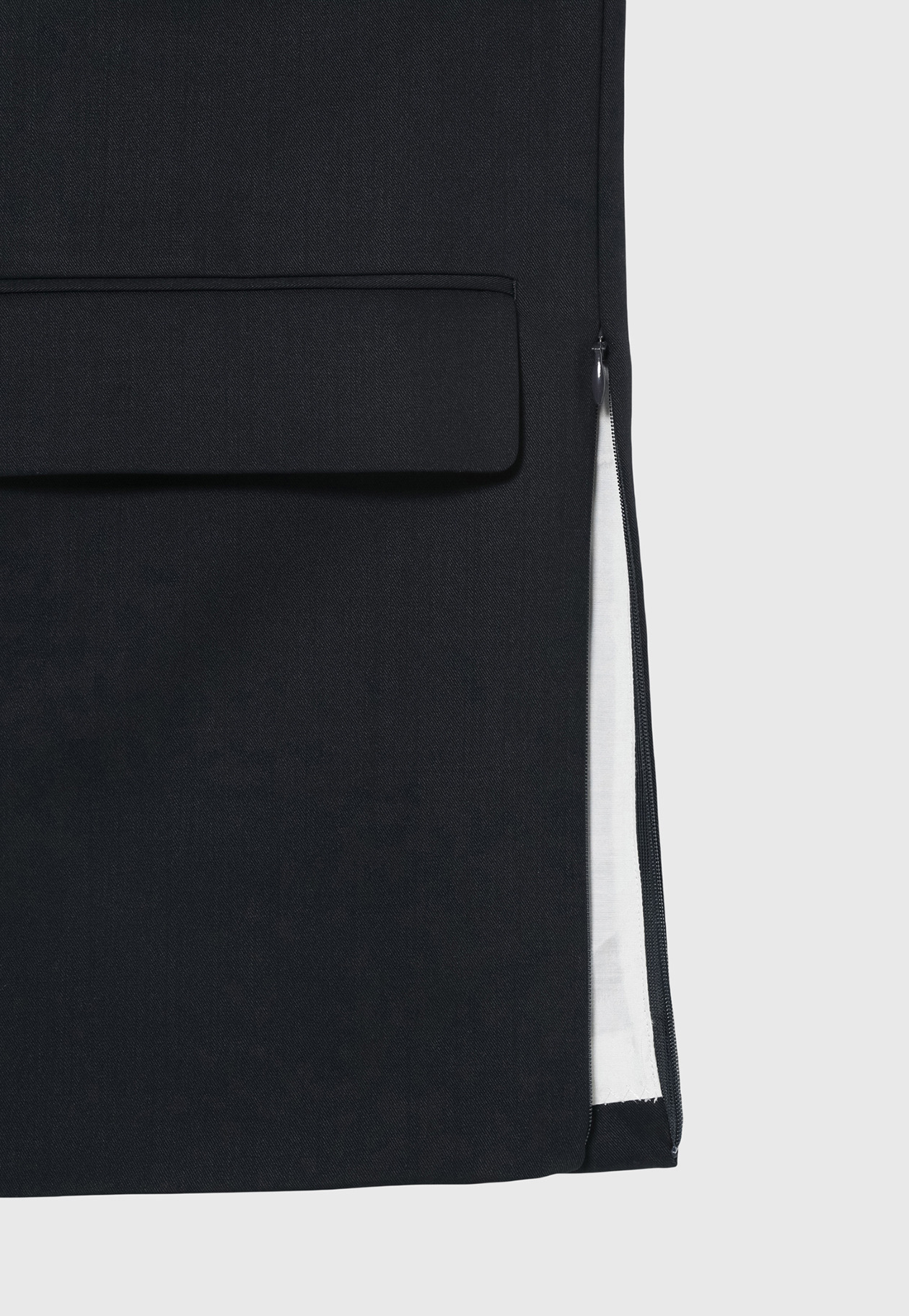 WOOL NYLON GABARDINE JACKET / ウールナイロンギャバジンジャケット 詳細画像 Navy 10