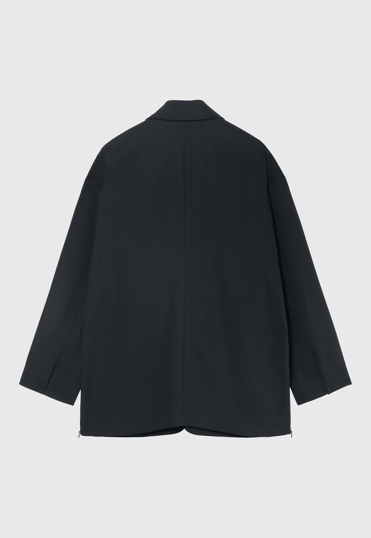 WOOL NYLON GABARDINE JACKET / ウールナイロンギャバジンジャケット 詳細画像 Navy 5