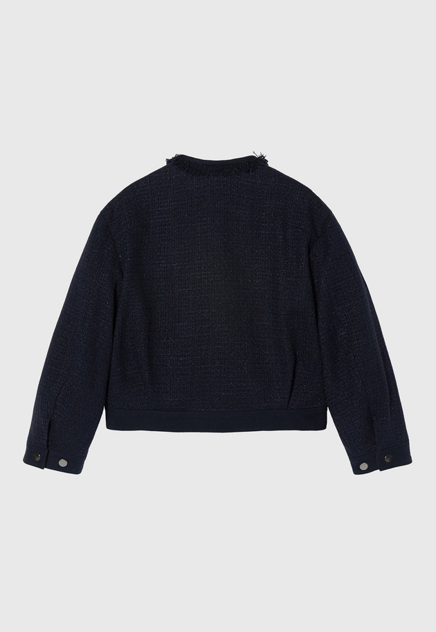 COTTON TWEED JACKET / コットンツィードジャケット 詳細画像 Navy 5