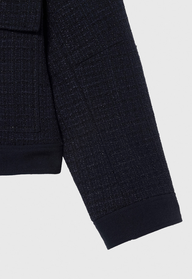 COTTON TWEED JACKET / コットンツィードジャケット 詳細画像 Navy 7