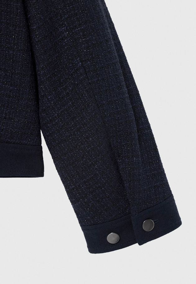 COTTON TWEED JACKET / コットンツィードジャケット 詳細画像 Navy 8