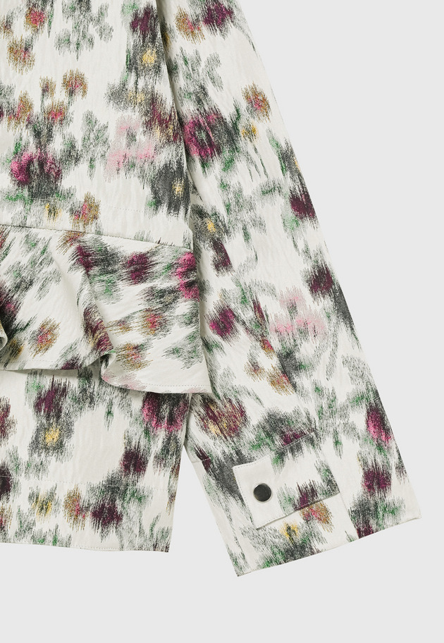 FLOWER JACQUARD JACKET / フラワージャガードジャケット 詳細画像 White 8