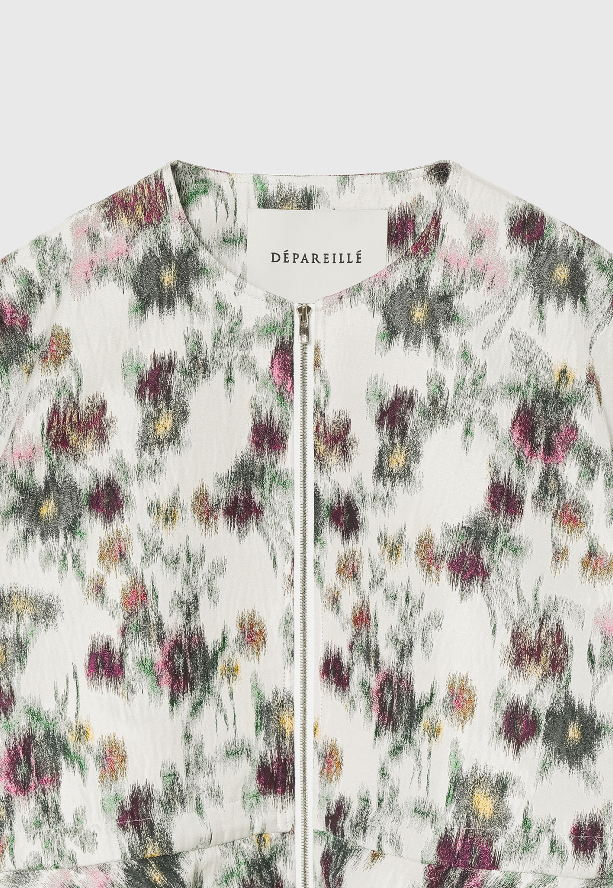 FLOWER JACQUARD JACKET / フラワージャガードジャケット 詳細画像 White 6