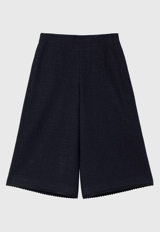 COTTON TWEED WIDE PANTS / コットンツィードワイドパンツ