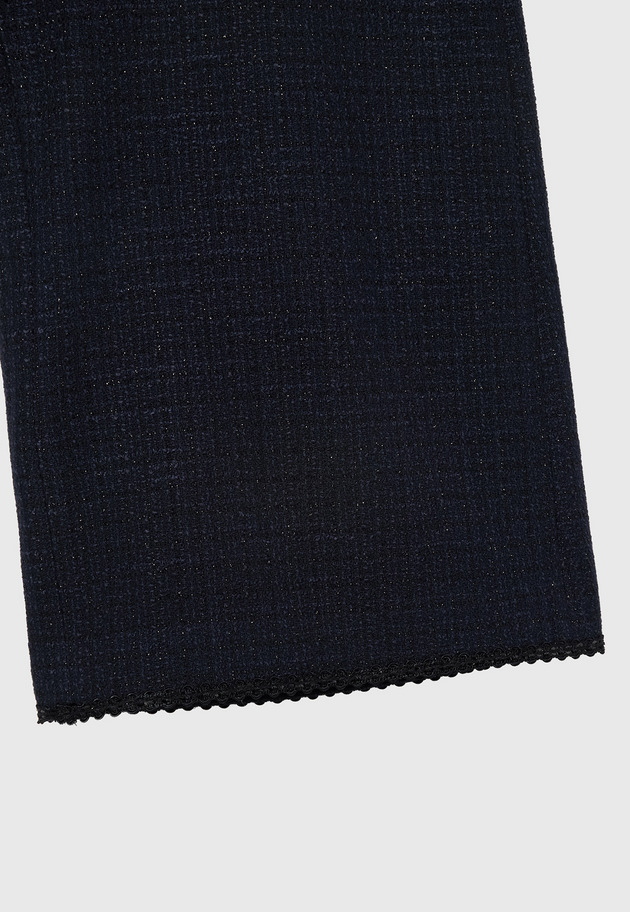 COTTON TWEED WIDE PANTS / コットンツィードワイドパンツ 詳細画像 Navy 5