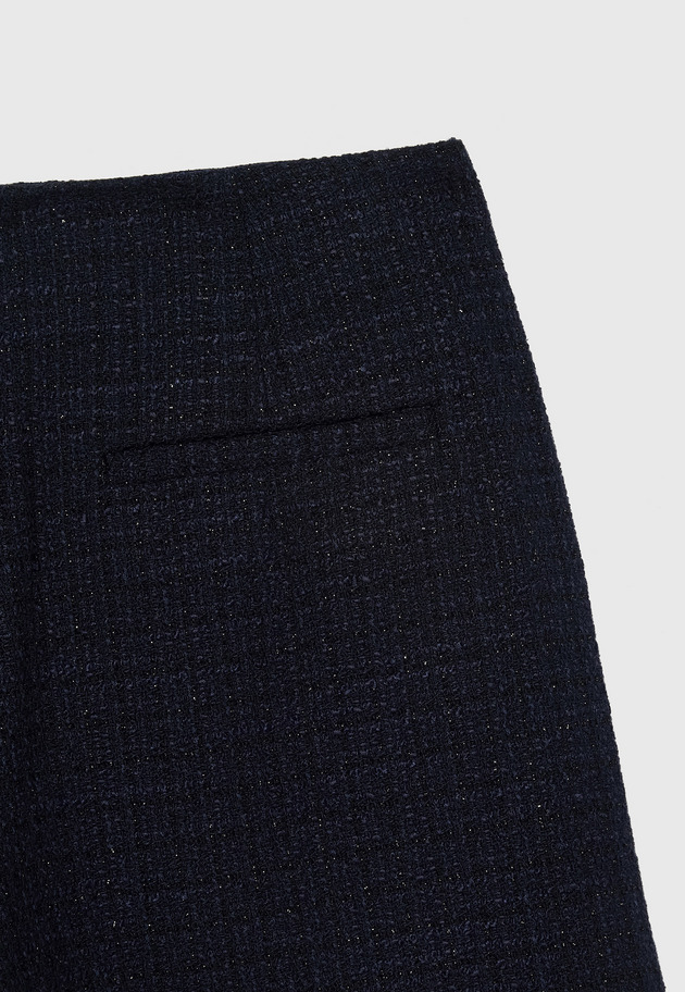 COTTON TWEED WIDE PANTS / コットンツィードワイドパンツ 詳細画像 Navy 6