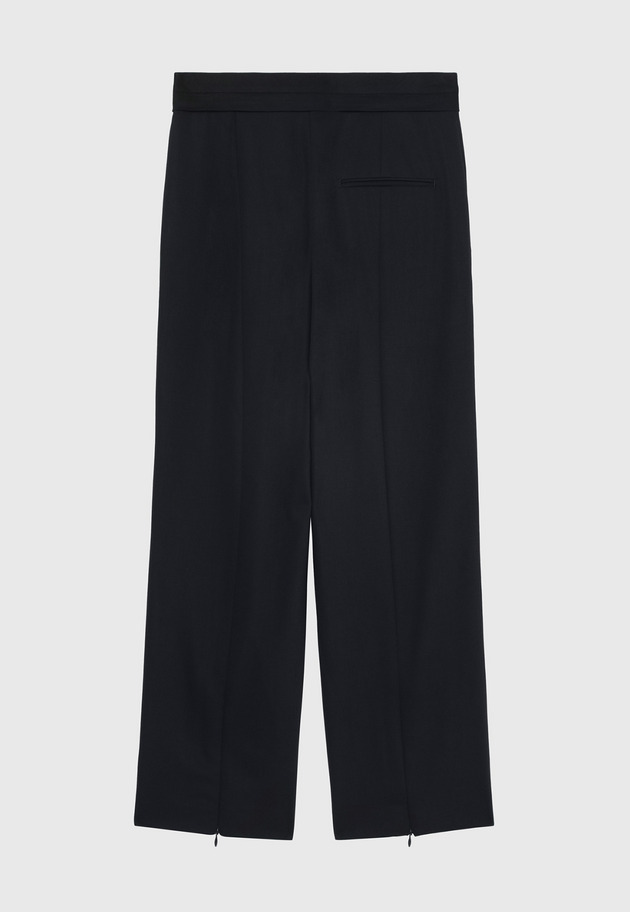 WOOL NYLON GABARDINE PANTS / ウールナイロンギャバジンパンツ 詳細画像 Navy 5