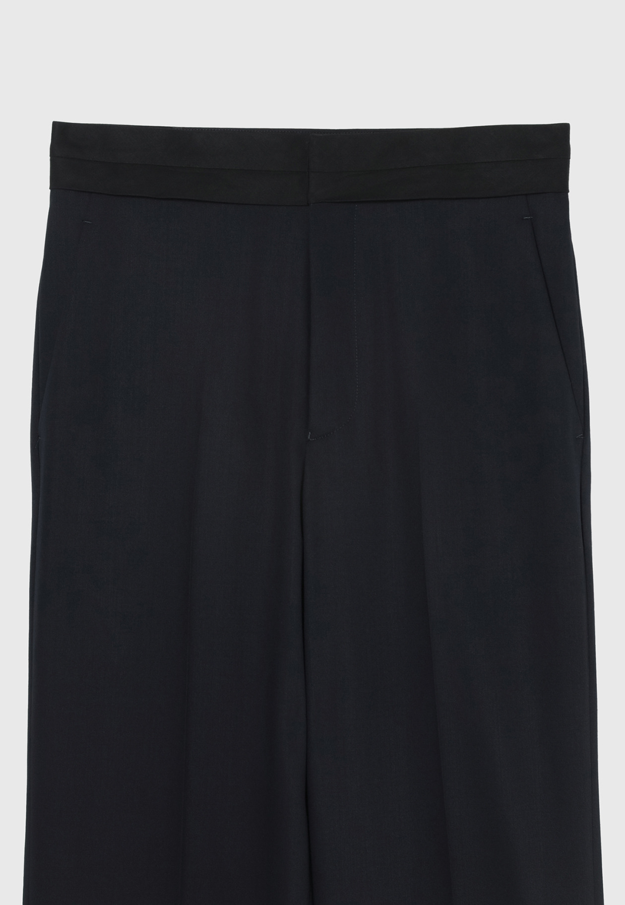 WOOL NYLON GABARDINE PANTS / ウールナイロンギャバジンパンツ 詳細画像 Navy 6