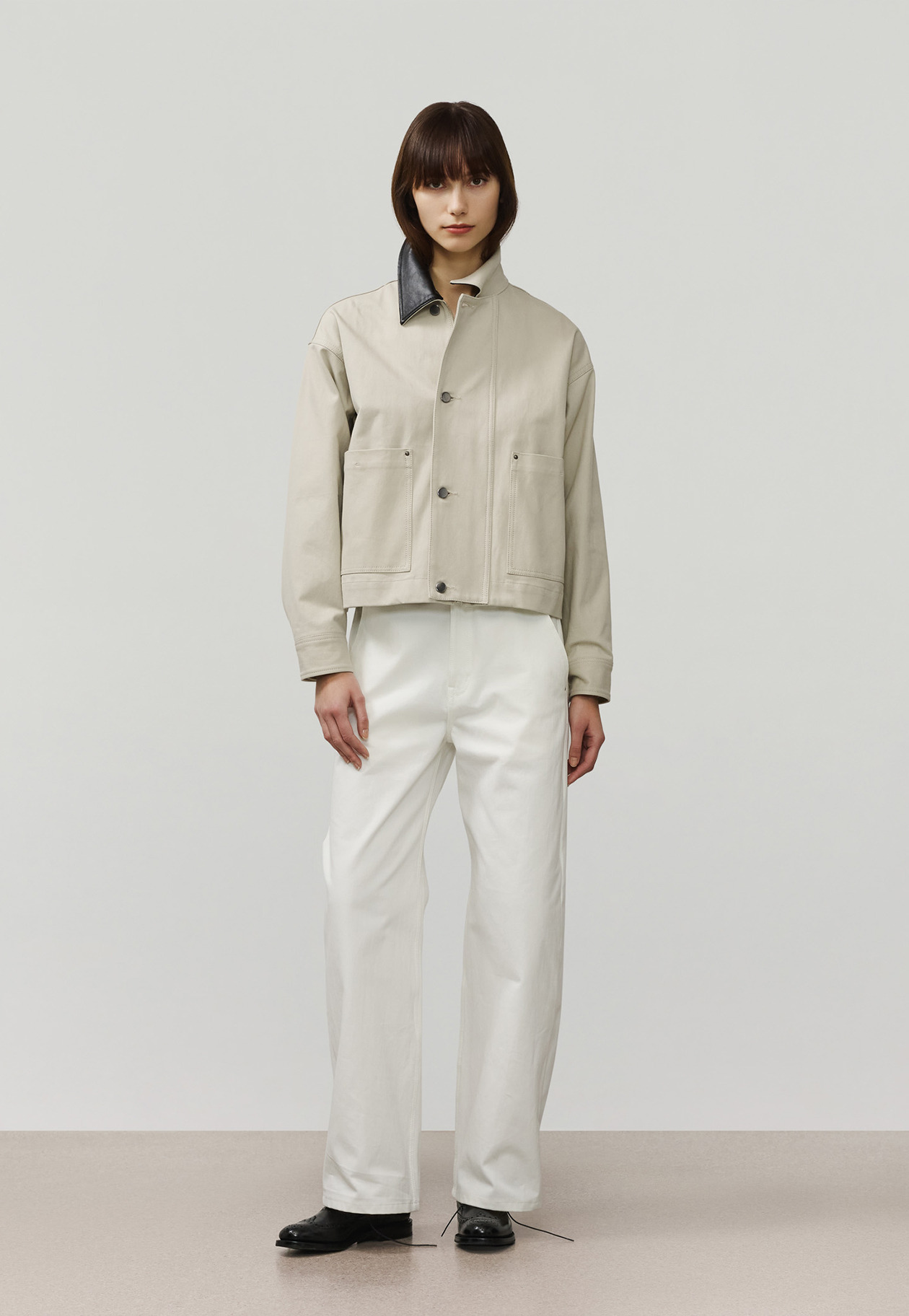 GABARDINE PANTS / ギャバジンパンツ 詳細画像 White 1