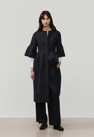 WOOL NYLON GABARDINE WAIST BELT PANTS / ウールナイロンギャバジンウエストベルトパンツ