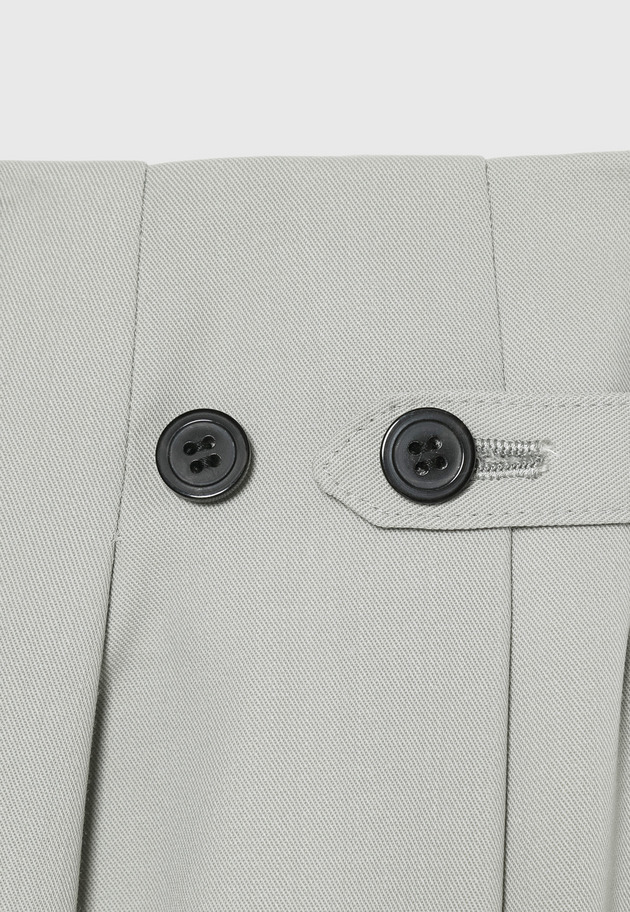 WOOL NYLON GABARDINE WAIST BELT PANTS / ウールナイロンギャバジンウエストベルトパンツ 詳細画像 G.BE 9